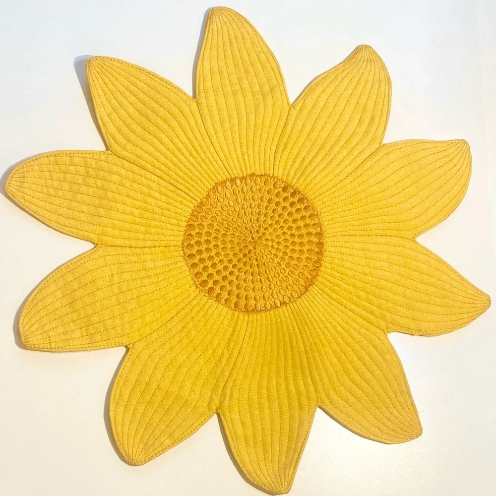 Sunflower Charger Table Decor Set of 4